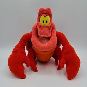 Vintage Sebastian Crab Little Mermaid Collectable Fun Stuffed Animal Adorable
